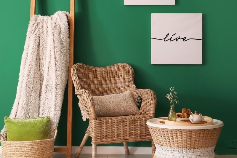 Home Decoration with Wicker Products