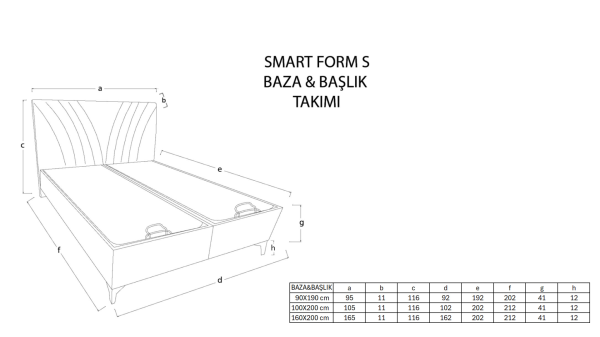 Smart Form S Baza Başlık Seti - Hasır Deri