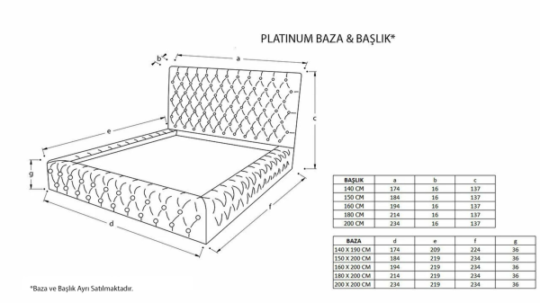 Platinum Baza 150X200 - Yeşil