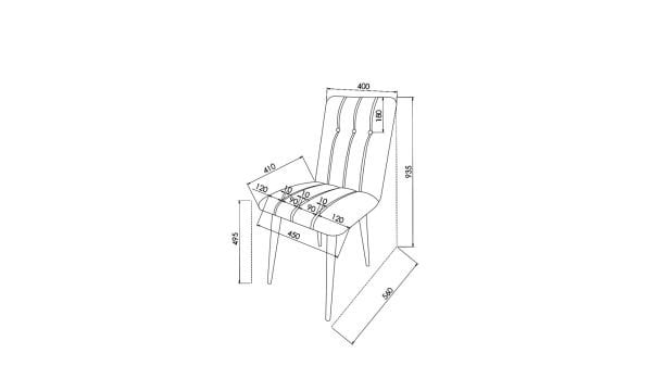 Pruva S Chair 6333 2-Piece