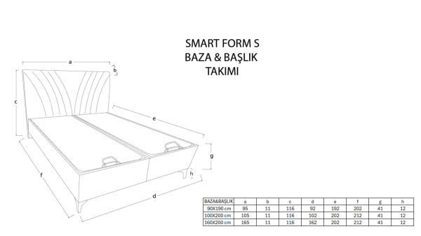 Smart Form S Baza Başlık Seti - Kumaş