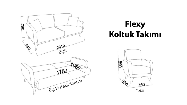 Flexy Koltuk Takımı