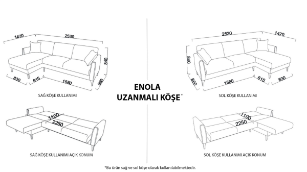 Enola Köşe Koltuk