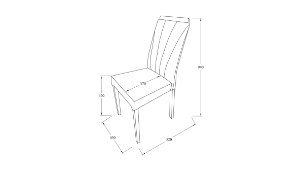 Pandora Chair 6342 2-piece