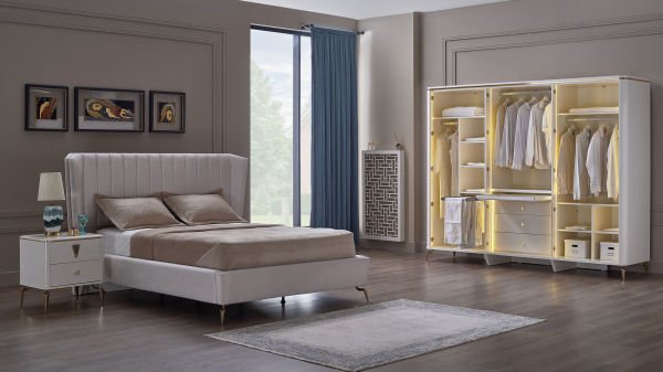 Plaza Bedroom Set - Ivory