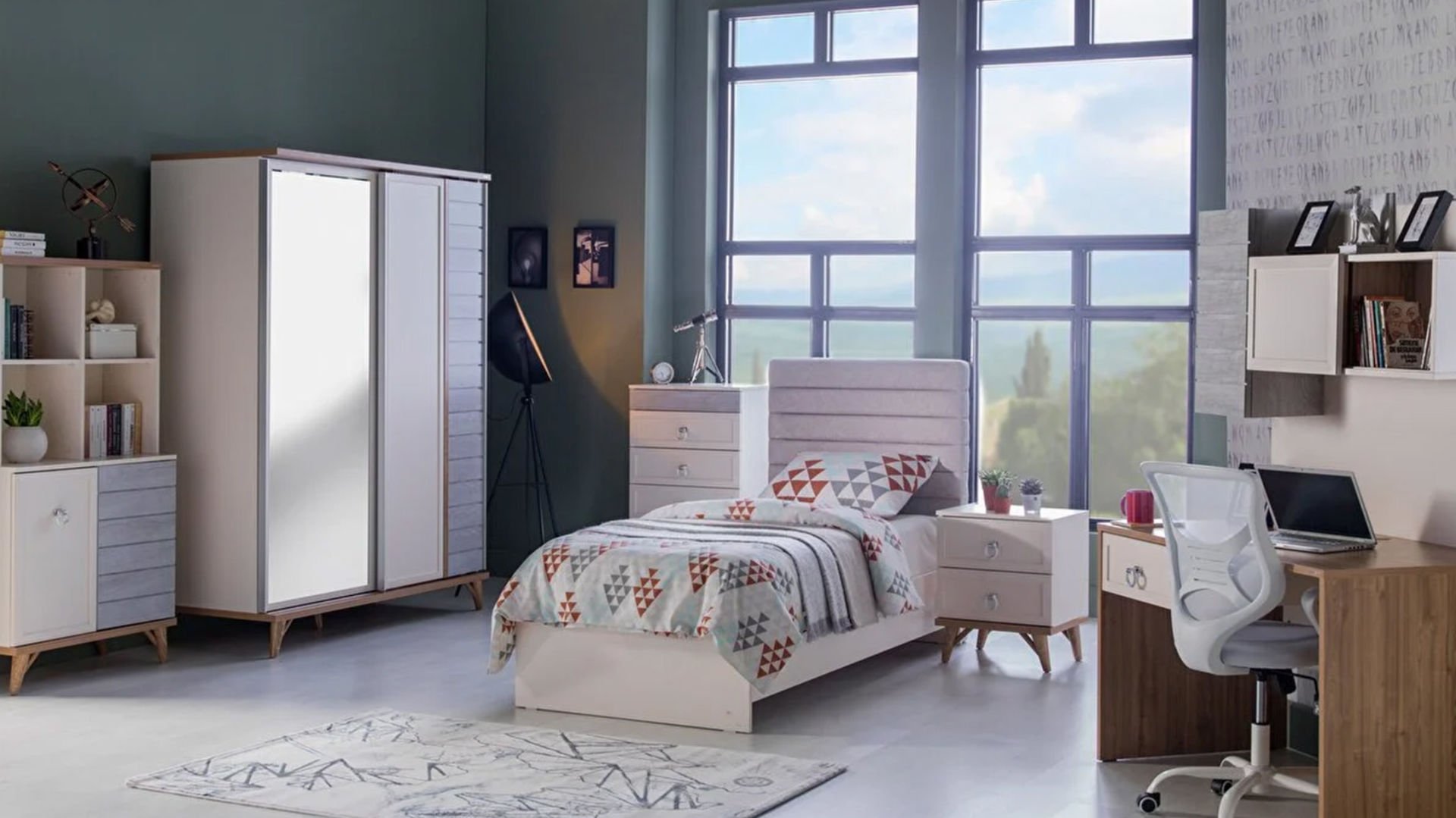 Mavenna Young Room Sliding Wardrobe